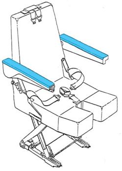 Picture of 394 Series, Armrest Cover, Crew Seat