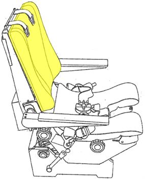 Picture of Cushion, Backrest, Crew Seat