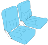 Picture of C150/152, A152 Seat Upholstery (1978-85)