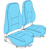 Picture of PA-38 Pilot/Co-Pilot Seat Upholstery