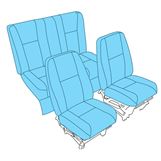 Picture of PA-28 Seat Upholstery (2 x Bucket/Aft bench)