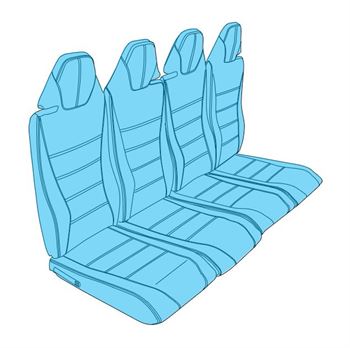 Picture of H125 Rear Pax Seat Assy