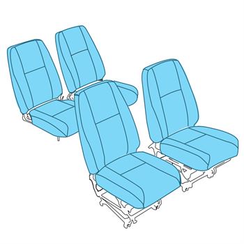 Picture of PA-44 Seat Upholstery (4 x bucket)