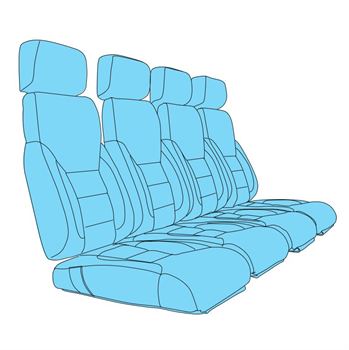 Picture of Rear Pax Seat Assy, Generation II
